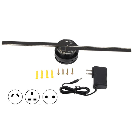 3D Hologram Ventilátor 224 LED Fénnyel